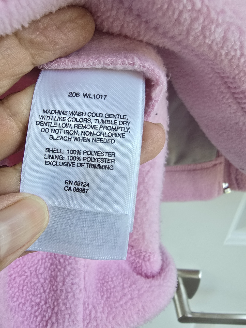 Columbia Pink Women’s Fleece Vest - Picture 5 of 5